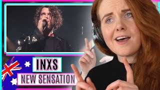 Vocal Coach reacts to INXS - New Sensation  (Live From Wembley Stadium 1991)