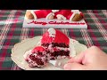 크리스마스 대란이었던 산타케이크 만들기 how to make red velvet cake feat. santa