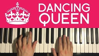 ABBA - Dancing Queen (Piano Tutorial Lesson)