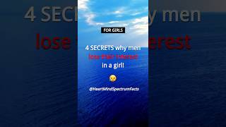 4 SECRETS Why Men Lose Interest In Women 😥 #shorts