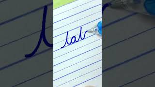 tata - How to write English cursive writing small letter connections | cursive handwriting practice