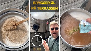 Brygger ØL På Terrassen - Grainfather G40