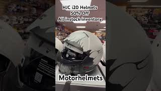 HJC Motorcycle helmets on Sale 50% Off I20 Models Only Motorhelmets #shorts