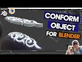Wrap Objects ONTO OTHER OBJECTS in Blender with Conform Object!