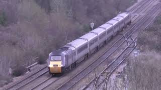 Intercity 43384 (43184) on its first run in 2023 at Narroways Jn 10/01/23