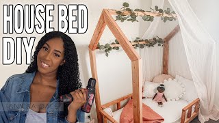 DIY House Bed | Easy and Affordable DIY Montessori House Bed | Toddler Montessori House Bed