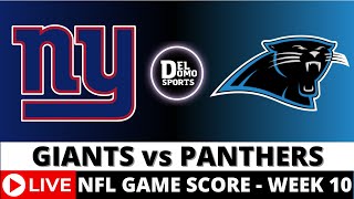 NEW YORK GIANTS VS CAROLINA PANTHERS LIVE 🏈 NFL Game Score Play-by-Play Week 10 - NOV 10, 2024