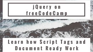 Learn how Script Tags and Document Ready Work, jQuery in freeCodeCamp