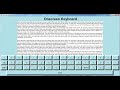 How to Create a GUI Onscreen Keyboard in Python - Tutorial