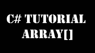 C# Console Application Part -10 : c# Array[] example