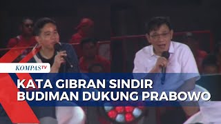 Begini Kelakar Gibran Sindir Budiman yang Dukung Prabowo