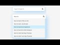 Search Bar with auto - complete Search Suggestion using HTML CSS JavaScript