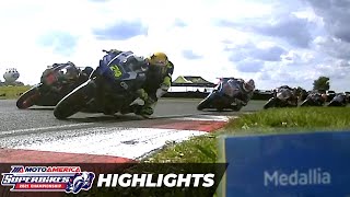 MotoAmerica HONOS Superbike Race 1 Highlights at New Jersey