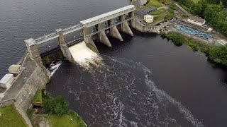 Parteen Regulating Weir, Lower Shannon, July 2015