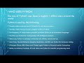 PythonIntro