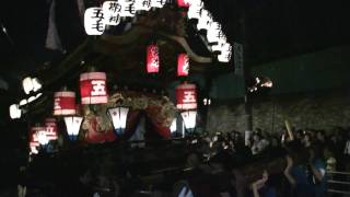 平成22年 神戸市灘区河内国魂神社春祭り宵宮12宮入前 畑原･五毛