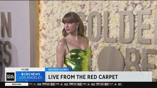 2024 Golden Globes Red Carpet: Taylor Swift