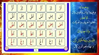 نهاد نجم الدین : وانا چاردێ : شەددە دگەل هەر سێ لڤینان - ڕەهوان بو فێربونا پیتان.