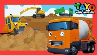 Strong Heavy Vehicles Let's Build a House l Heavy Vehicles Song l Tayo the Little Bus