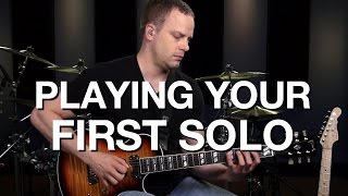 Playing Your First Guitar Solo - Lead Guitar Lesson #10