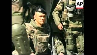 NATO-led forces conduct military exercises in Serb dominated area