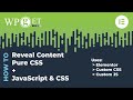 Elementor Reveal Content on Hover 2 Ways, no plugins