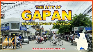 Driving on the busy streets of the City of Gapan in Nueva Ecija, Philippines | 4K