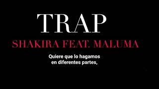 Shakira - Trap ft. Maluma | Lyrics Video