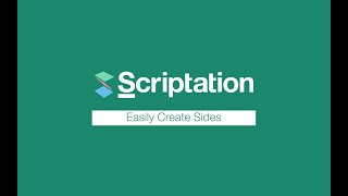 How to Create Sides | Scriptation Tutorial