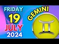 Gemini ♊ ✨ 𝐄𝐱𝐩𝐞𝐜𝐭 𝐀 𝐏𝐨𝐰𝐞𝐫𝐟𝐮𝐥 𝐂𝐡𝐚𝐧𝐠𝐞 🌟 Horoscope For Today July 19, 2024 | Tarot