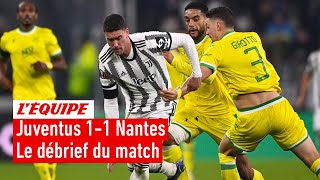 Juventus 1-1 Nantes : Le débrief du 16e de finale aller d'Europa League dans L'Équipe du Soir