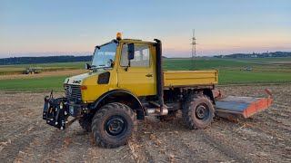 Mercedes-Benz Unimog U1200 im Einsatz, Aufnahmen mit der Drone