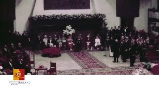 Koninklijk Zilveren Huwelijksfeest Juliana en Bernhard in 1962 | Provincie Zuid-Holland