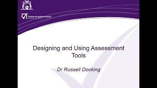 Designing and Using Assessment Tools