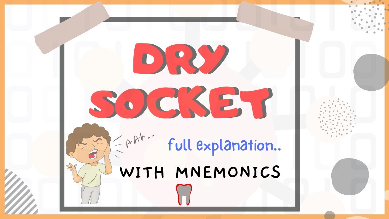 DRY SOCKET | Fully Explained | BDS, NEET, MDS - YouTube