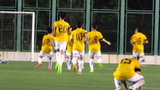 橫濱FC vs 傑志(2014.6.6.恒基青少年足球U16足總盃四強)之決勝點球~中楣終結