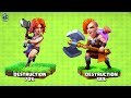 Town Hall 4 Max VS All 1 Max Troops  Super Troops  Clash of Clans @Krazy4Clash