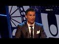 Cristiano Ronaldo reaction - The Best FIFA Men's Player 2017 (ENGLISH)