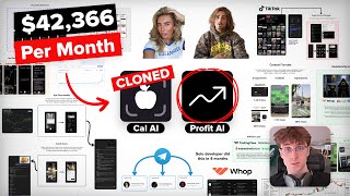 He cloned Cal AI for Finance and makes $40K MRR with TikTok
