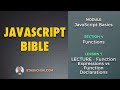 07: LECTURE - Function Expressions vs Function Declarations (JAVASCRIPT BASICS - Functions)