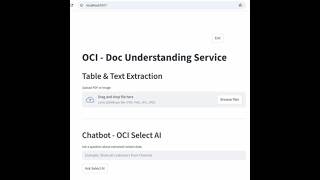OCI Document Understanding + Select AI | NL2SQL & Spatial Analytics Demo with Python Streamlit