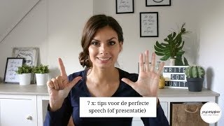 7x tips voor een goede speech