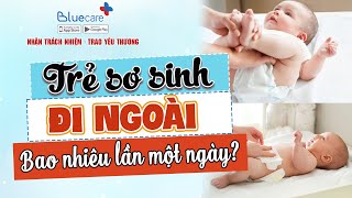 Một ngày trẻ sơ sinh đi ngoài mấy lần là bình thường? | BLUECARE