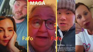 A white woman Maga freak out 📌 and Regret voting Trump openly #fafo  season continues