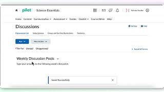 Create Group Discussions In D2L Brightspace