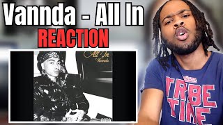 VANNDA - ALL IN (OFFICIAL AUDIO) REACTION