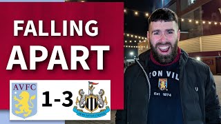 WE'VE BEEN FOUND OUT | ASTON VILLA 1-3 NEWCASTLE UNITED | FAN CAM