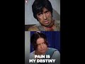 pain is my destiny #amitabhbachchan #raakhee #kaalapatthar #moviescene #oldmoviedialogue #yrfshorts