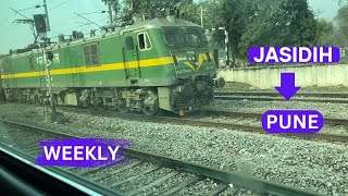 Jasidih Pune Express (11428) Weekly | Jasidih To Pune Journey in Train