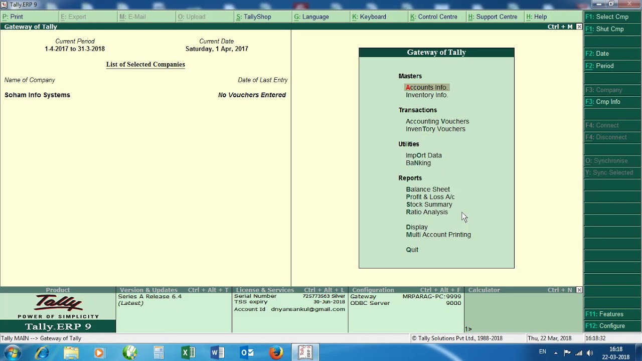 Voucher Entry In Tally Erp 9 | How To Create Voucher Entry In Tally Erp ...